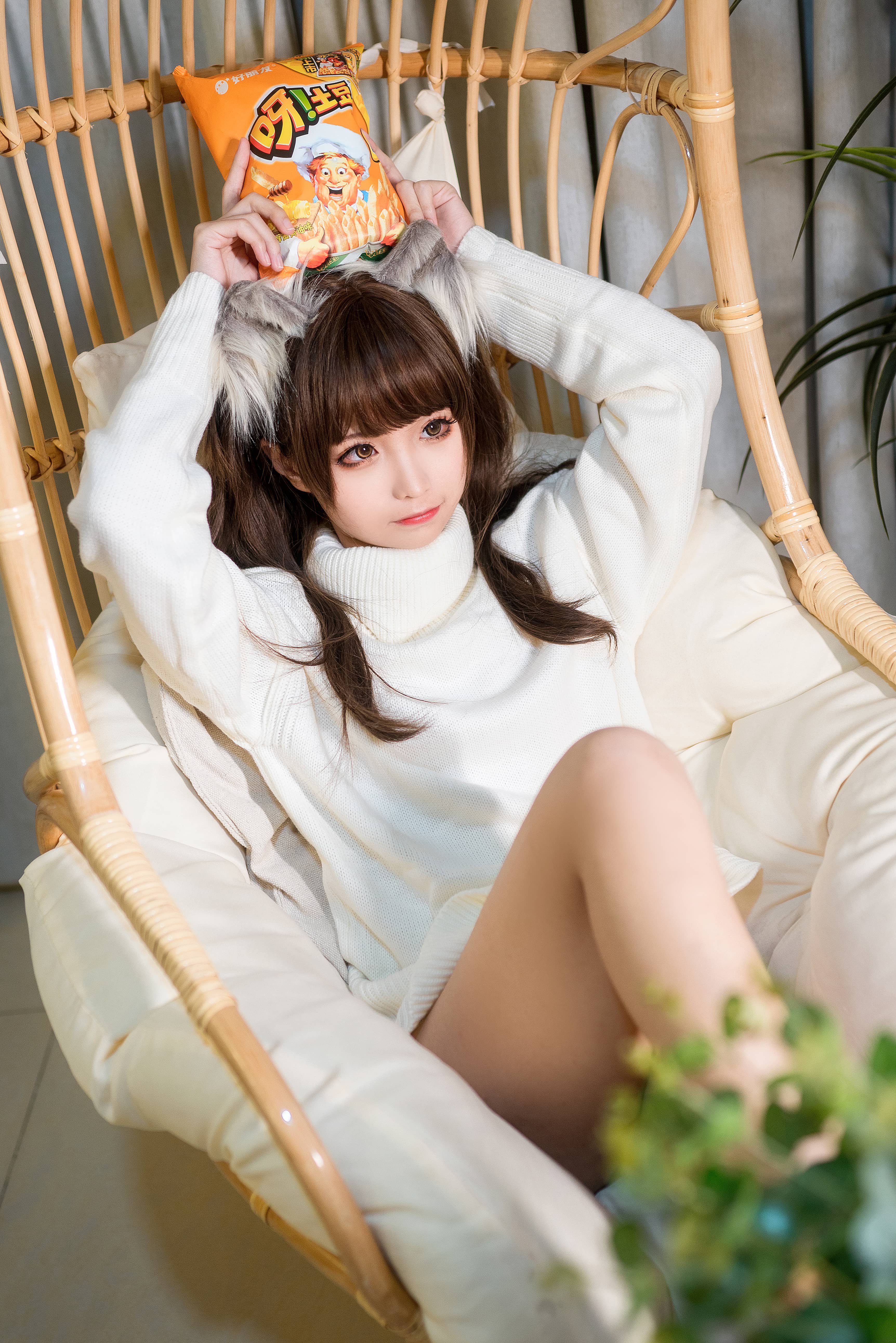 蠢沫沫 - 白毛衣 [45P 421MB]-美了么