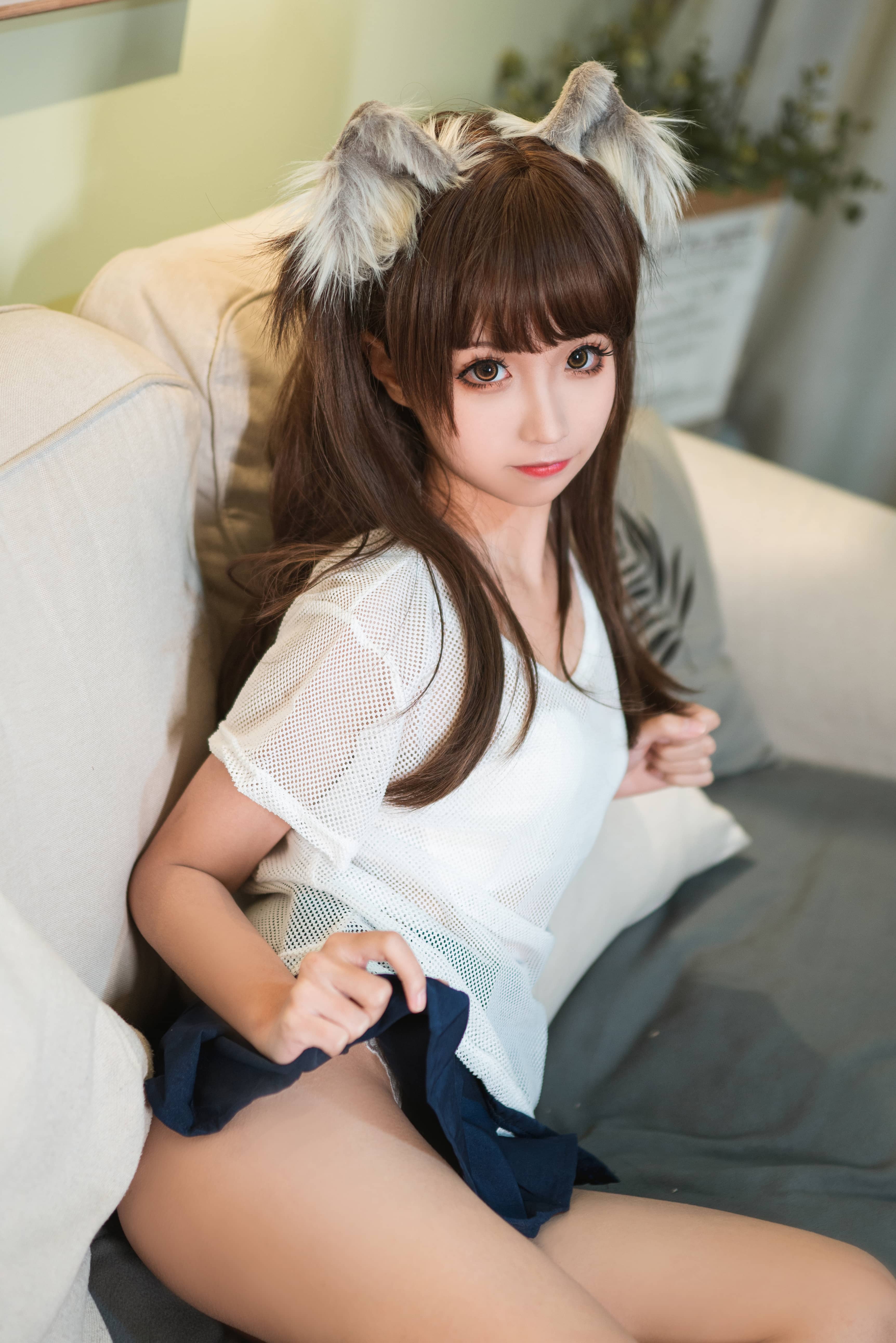 蠢沫沫-短裙猫耳 [40P 381MB]-美了么
