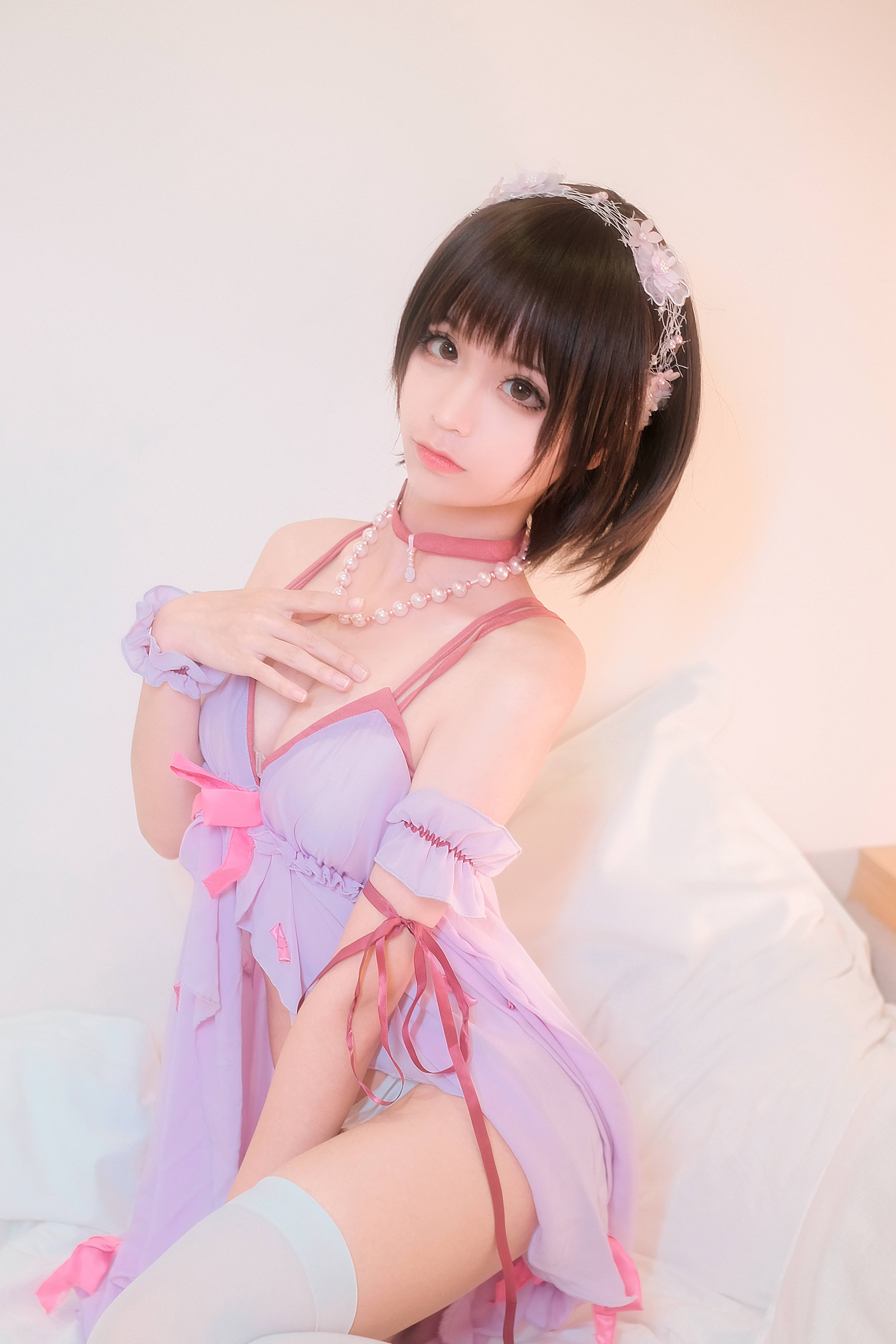 蠢沫沫 - 加藤惠睡衣 [30P 396MB]-美了么